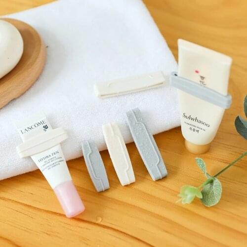 3pcs/set Manual Toothpaste SqueezerTooth Paste Tube Dispenser Toothpaste Clip Cosmetics Cleanser Extruder Bathroom Accessories
