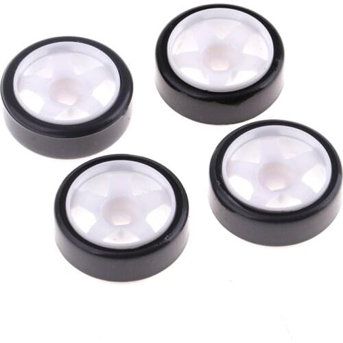 4 Pieces 1:28 Tyre DIY Simulation Car Tire Wheel Toy Model DIY RC Spare Parts Accessories