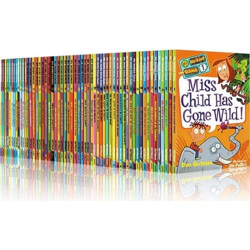 57 books My Weird School (season 1 to 4) Box Set Children Kids English Story Comic Book Campus life theme Education Chapter Book