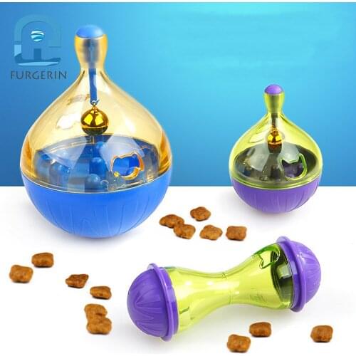 FURGERIN Tumbler Pet Toy Cat Dog Feeding Toys Automatic Leak Feeder Device Leaking Food Ball playing training toy