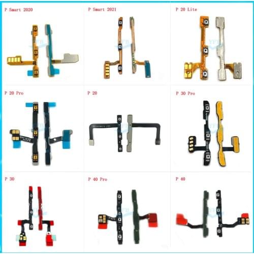 Power On Off Volume Button Switch Flex Cable For Huawei P40 Lite E Y7A Y7P P8 P20 P30 Pro P Smart 2020 2021