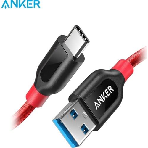 Anker Powerline+ USB C to USB 3.0 Cable ,USB Type C Cable ,High Durability for Samsung iPad MacBook Sony LG HTC Xiaomi 5 etc