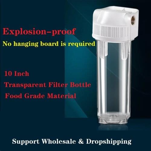 1/2'' Copper Interface Pre-filter Cartridge 10 Inch Reverse Osmosis Filter Bottle Pure Water Purification Machine Tap Accessory