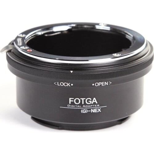 FOTGA Adapter Ring for Nikon AI AF-S G Lens to Sony E-Mount NEX3 NEX-5 5N 5R C3 NEX6 NEX7
