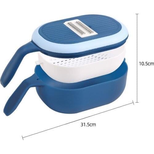 Wonderlife Kitchen Mandolin Slicer Choppers Vegetable & Fruit Cutter Chopper,Food Storage Container Cutter for Potato