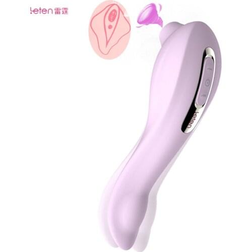 Leten Sucker Nipple Massager Dildo Multispeed Licking Vagina Sucking Vibrator Clitoris Stimulation Vibrador Sex Toys for Women