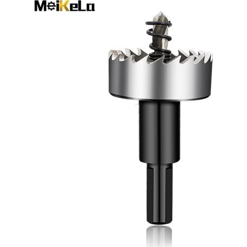 MeiKeLa Carbide Tip HSS Drill Bit Hole Saw Set Stainless Steel Metal Alloy 30mm-100mm