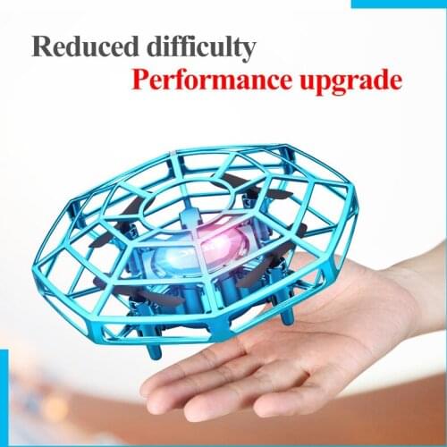 Mini Drone UFO Toys Infrared Sensing Control Hand Flying Aircraft Quadcopter Infraed RC Helicopter Kid Toy