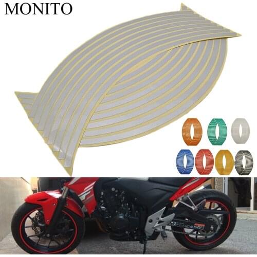 Motorcycle Wheel Sticker Reflective Decals Rim Tape Strip For bmw f800gs s1000r rsv4 yamaha nmax 155 300 xmax530 Accessories
