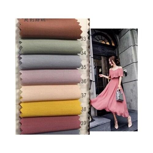 Impervious floral printed fabric dress long sleeve shirt vertical decoration handmade clothing fabric