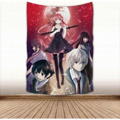 New Mirai Nikki Wall Hanging Tapestry Sheets Home Decorative Tapestries Beach Towel Yoga Mat Blanket Table Cloth Wall Tapestry