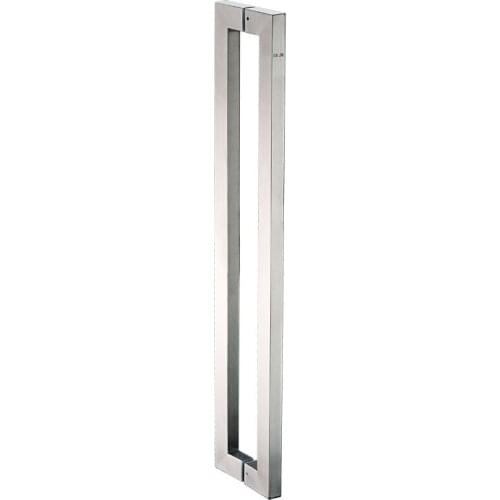 KTV office glass door handle square stainless steel sliding door large handle hardware for home
