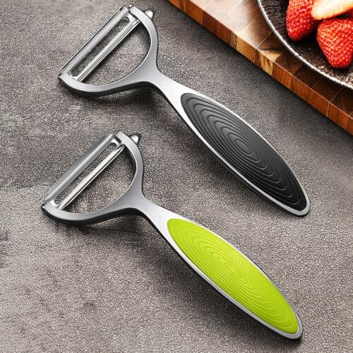 Fruit and Vegetable Peeler, Stainless Steel Rotary Super Sharp Food Peeler Kitchen Gadget