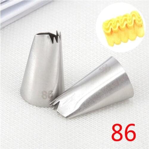 Retro Skirt Pastry Nozzles Stainless Steel Icing Piping Nozzle Cream Metal Tips Cake Decorating Tools Bakeware #86