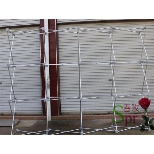 SPR Free Shipping silver flower pillar flower wall stand wedding party supplies Folded Flower Pipe