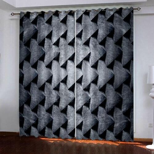 Stereoscopic curtains Customized 3d curtains new window balcony thickened windshield blackout curtains