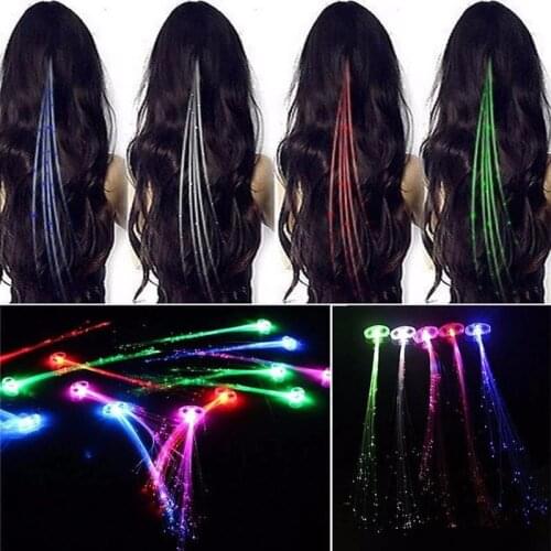LED Hair Light Emitting Braid 40CM Wedding/Party/Christmas Tree Decoration Lights for The New Year Christmas Decoration 9ZHH065
