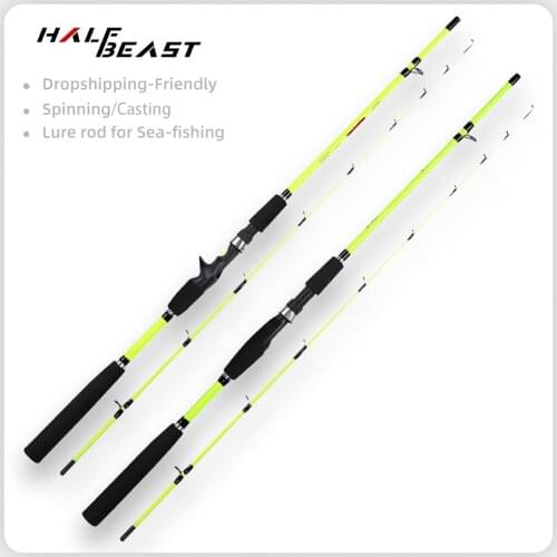 Carbon fiber fast light rod high quality new pesca 1.6m 1.8m 2.1m 2.4m Lure rod Carbon Rod Spinning Casting Rod Fishing Tackle