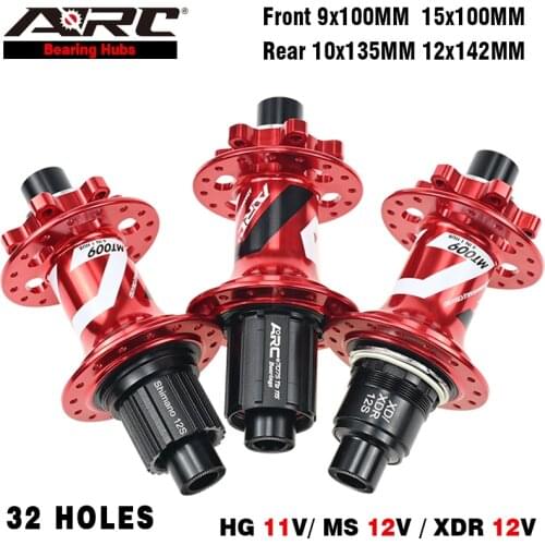 ARC MTB Hub 6 pawls 114 click Micro Spline 9x100 15x100 10x135 12x142 Mountain Bike Bicycle Hub with Quick Release 8 9 10 11 12V