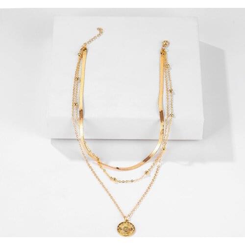 ZOVOLI Boho Long Chains Pendant Necklace 2020 Chain Layered Chokers Necklaces Fashion Jewelry For Women