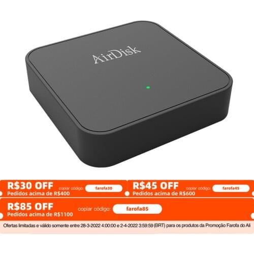Airdisk Q2 Mobile network hard disk USB3.0 2.5" Home Smart Network Cloud Storage Multi-person sharing Mobile Hard Disk Box
