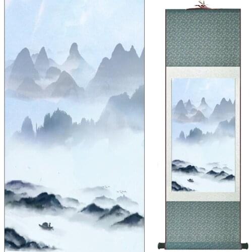 Landscape art painting Chinese traditional art painting China ink painting fashion painting 2019090403