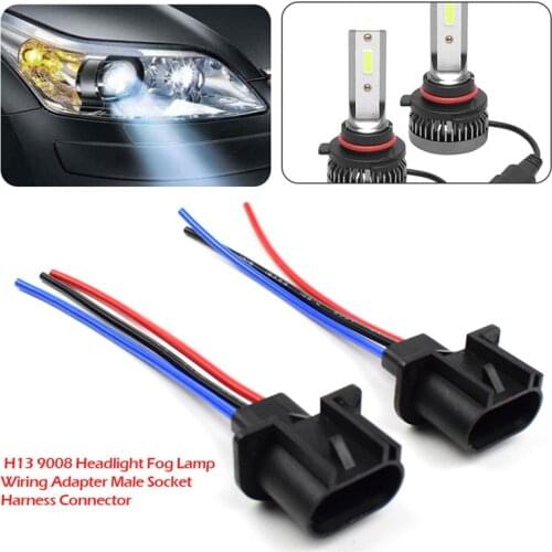 1 Pair H7 H8 H9 H10 H11 H13 9005 LED Headlight Bulb Base Adapter Holders Socket for Hyundai Sonata Nissan QASHQAI KIA Sportage