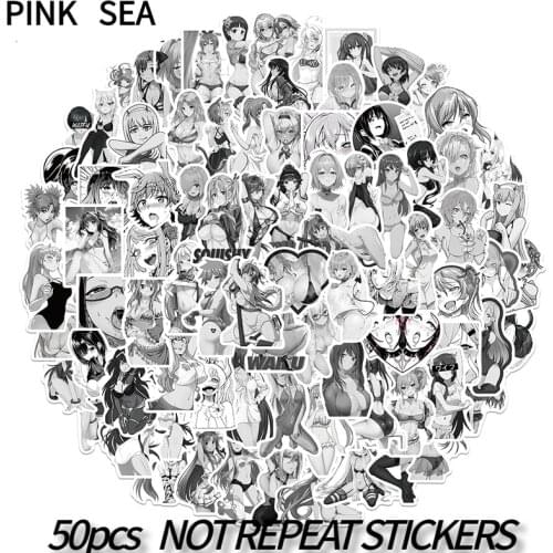 10/30/50Pcs/set Anime Hentai Sexy Bunny Girl Waifu Cartoon Graffiti Mixed Stickers For Diy Gift Laptop Skateboard Luggage Case