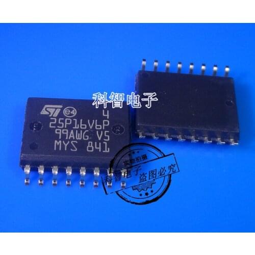 10pcs/lot 100% New&original M25P16-VMF6TP 25P16V6P SOP16 16M