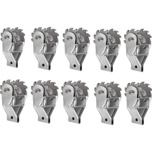 ABSF 10Pcs Fence Tensioner Heavy Duty In-Line Wire Strainer Wire Ratchet Tensioner for Electric Fence Farm Fence