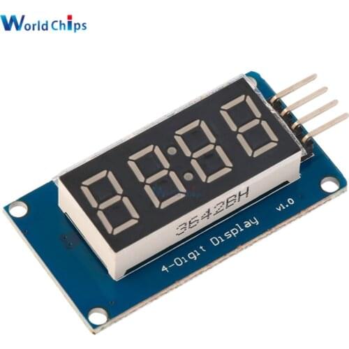 10pcs TM1637 LED Display Module For arduino 7 Segment 4 Bits 0.36Inch Clock RED Anode Digital Tube Four Serial Driver Board Pack