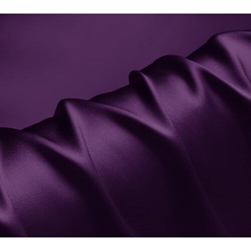100% silk fabric 16 19 22m/m thick 45"( 114cm ) width magic blue pure solid color charmeuse for luxury clothes bedding fabric