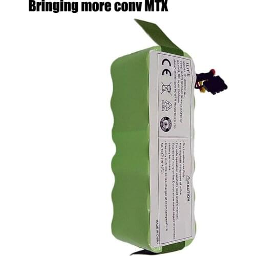 14.4V SC NI-MH rechargeable battery pack 3500mAh vacuum cleaner sweeping robot for Ecovacs Mirror CR120 Dibea X500 X580 kk8 2pcs