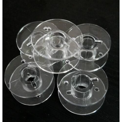 30pcs Plastic Style SA156 Transparent Plastic Sewing Machine Bobbins Spool For Brother