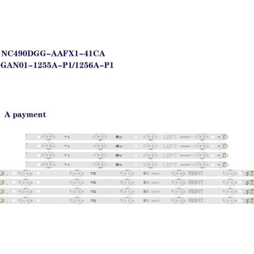 8PCS LED Backlight for LG 49LG61CH-CK 49UF640-ZA 49UH610A 49LF5500 49UF6400 49UF6407 LGE-WICOP-49inch-UHD-REV06-A/B-150710