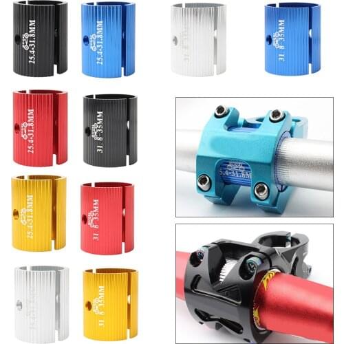 Bike Stem Adapter Size Handlebar Shim Size Reducer, Made of Aluminium Alloy Material, High Strength