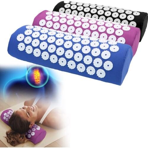Spike Coconut Fiber Acupressure Mat Set Acupuncture Massage Pillow Relaxation Stress Relief Massage Cushion Shiatsu