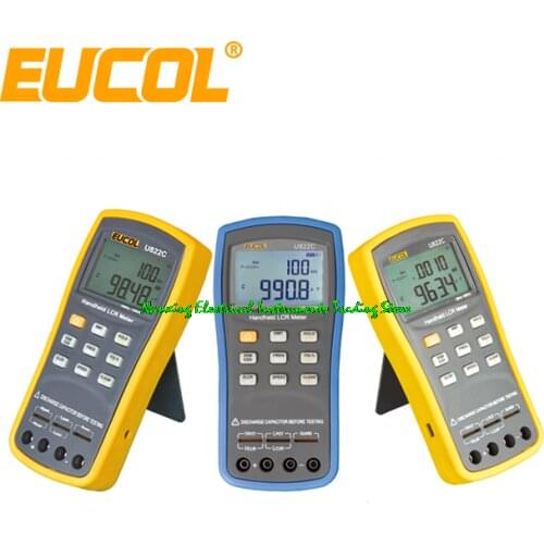 Fast arrival New Product U822 Handheld LCR Meter 100Hz, 120Hz, 1kHz,Basic accuracy: 0.1
