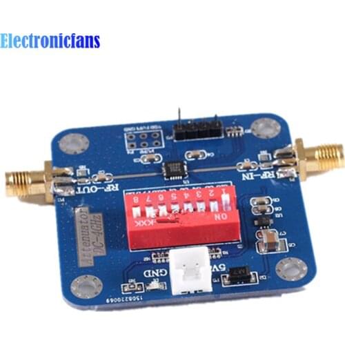DC-4GHz PE4302 Digital RF Attenuator Module Broadband High Linearity Precision DSA 0.5dB-31.5dB 50 DC-4000MHz