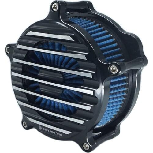 RSD Filter Motorcycle Turbine Air Cleaner Clarity Kit for Harley Touring Road King (2017 - up) Softail (2018 - up) Milwaukee 8