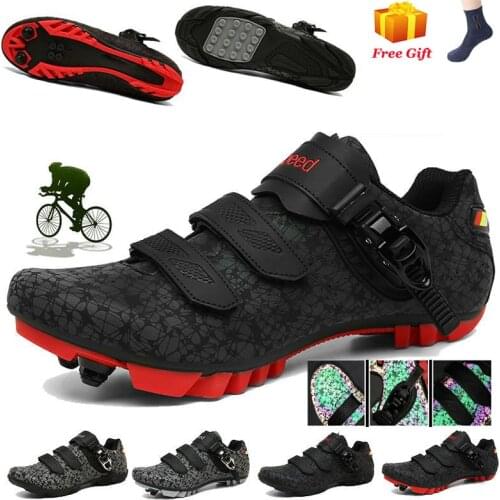 2021 Cycling Shoes sapatilha ciclismo mtb Men Sneakers Women Mountain Bike Shoes Flat Bicycle Shoes Spd Athletic Racing Sneakers