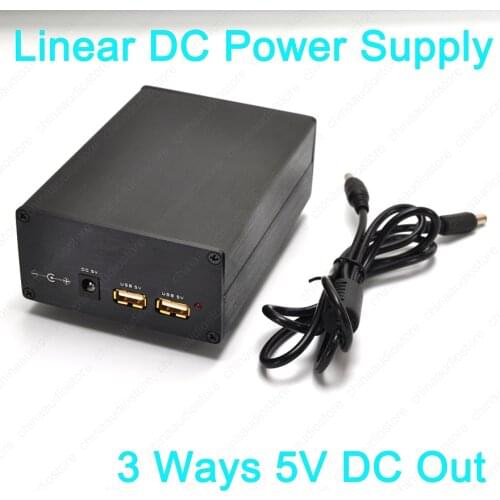 3Ways DC5V 15VA Low Noise Linear Power Supply PSU DC Power Supply For DAC USB Digital Interface Cell Phone Tablet Talema Trans