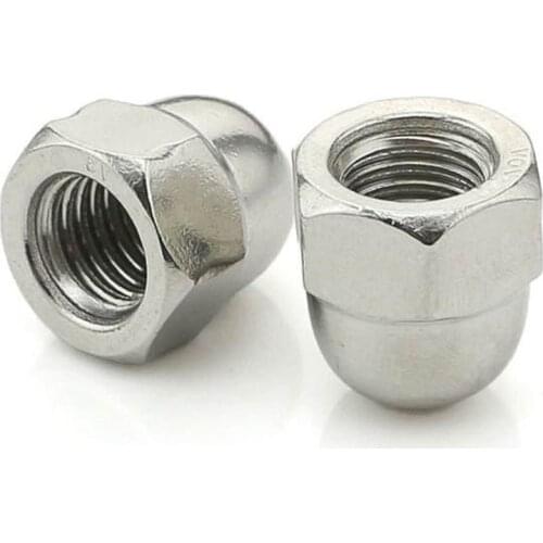 M10/M12/M14/M16/M20 Hexagon Domed Cap Ecrou Caps for Bolts 304 Steel Acorn Nuts Bolt Cap Nut Round Head Cejilla Cache Vis DIN917