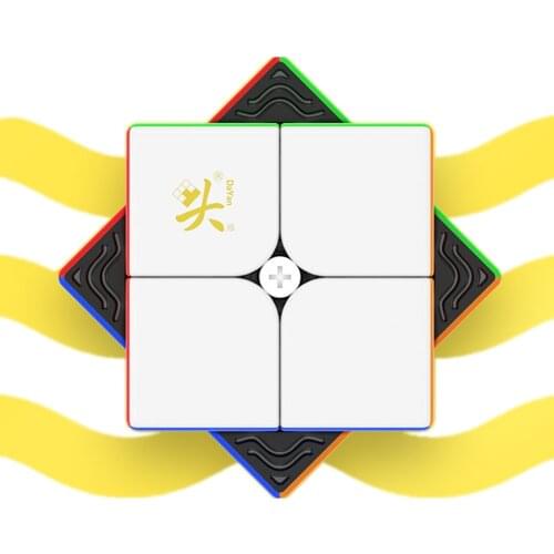 Dayan TengYun 2x2 PLUS V2 M Magnetic Magic Cube Professional Teng Yun Plus 2x2x2 cubo magico Puzzle Toy Educational Cubes