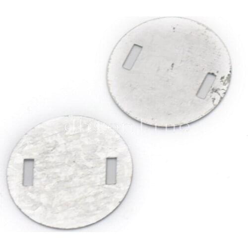 50 200 500 PCS Metal Washer Sheet 25mm 1" For Rivet Stud Purse Handbags Nailhead Magnetic Snap