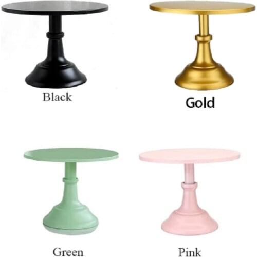 Metal Iron Cake Stand Round Pedestal Dessert Holder Cupcake Display Rack Bakeware for Birthday Wedding Party Cake Tools