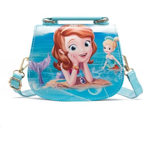 Disney mini cute bag Elsa handbag tote girls purse shoulder cartoon handbag messenger bag