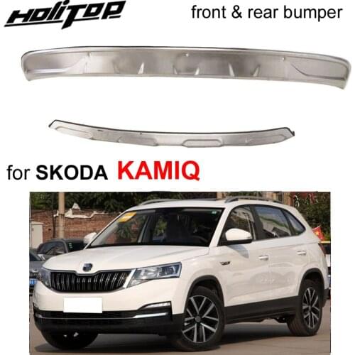 New arrival skid plate/bumper guard bumper protector for SKODA KAMIQ 2017-2020,2pcs/set,304 stainless steel,promotion price