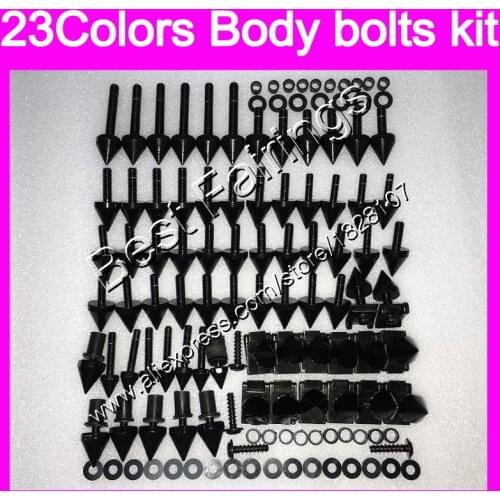 Fairing bolts full screw kit For KAWASAKI Bodys ZX6R 94 95 96 97 ZX-6R 6 R ZX 6R 1994 1995 1996 1997 Complete Body screws Nuts