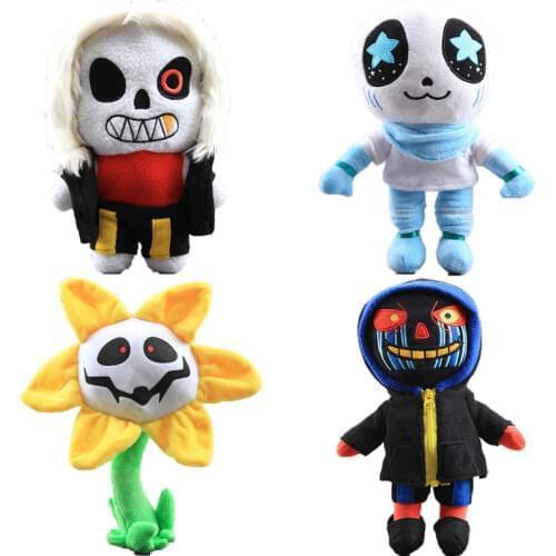 22-37 CM Undertale Plush Toys Frisk Chara Asriel Lancer Zombie Error Sans Ralsei Temmie Toriel Sans Stuffed Toys Baby Kids Gift